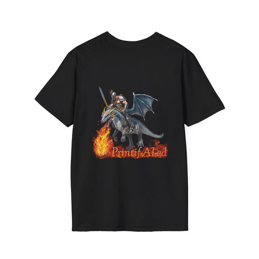 Printif-AI-ed Men's Dragon Trainer Premium Tee