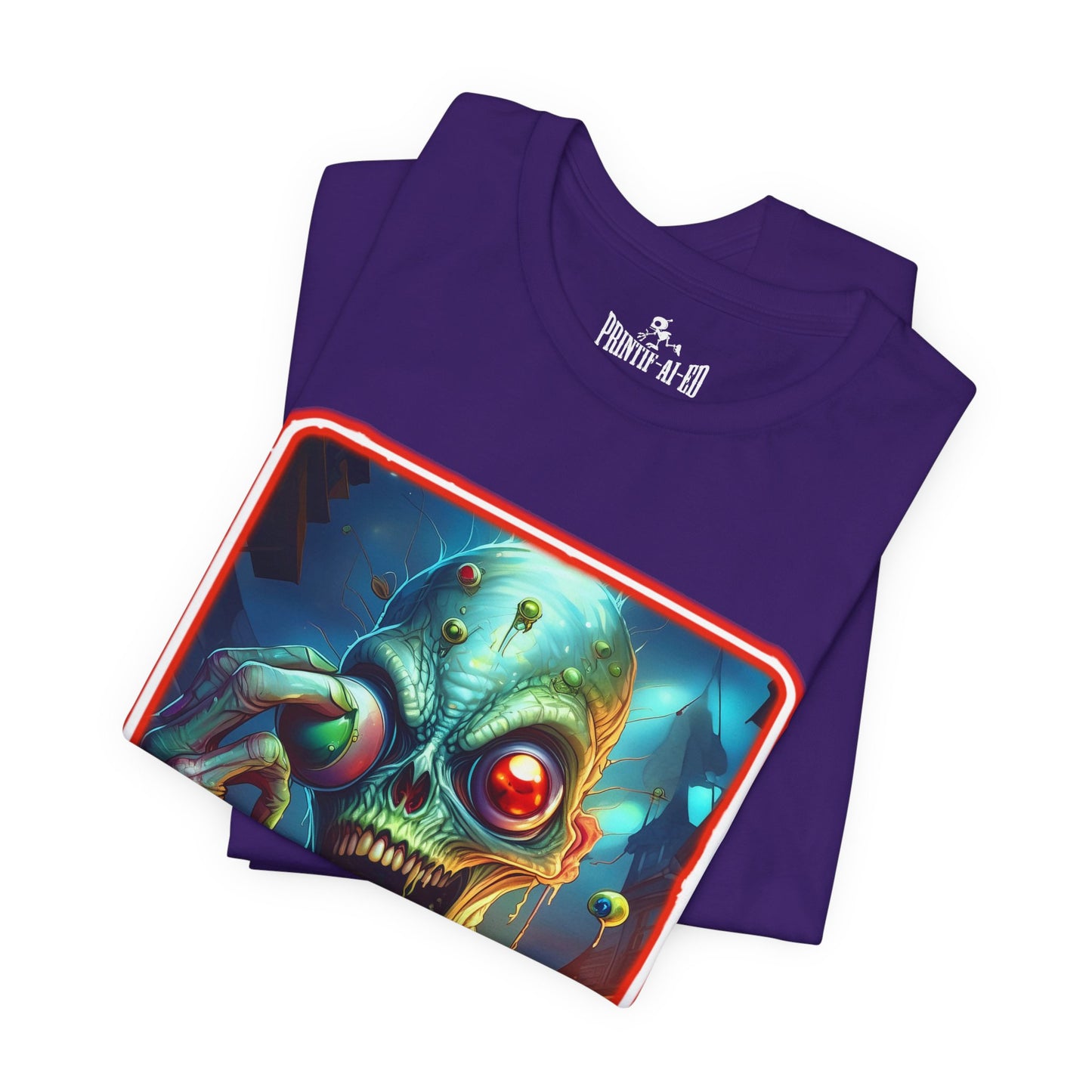 Printif-AI-ed Men's Zombie Takeover Premium Tee