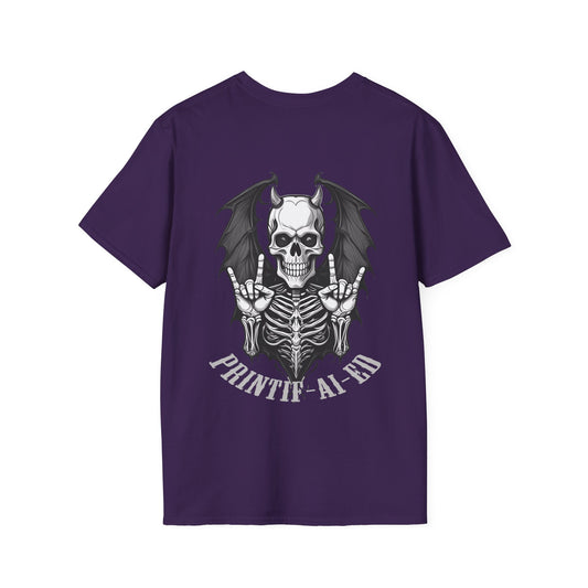 Printif-AI-ed Men's Throwing Horns Premium Tee