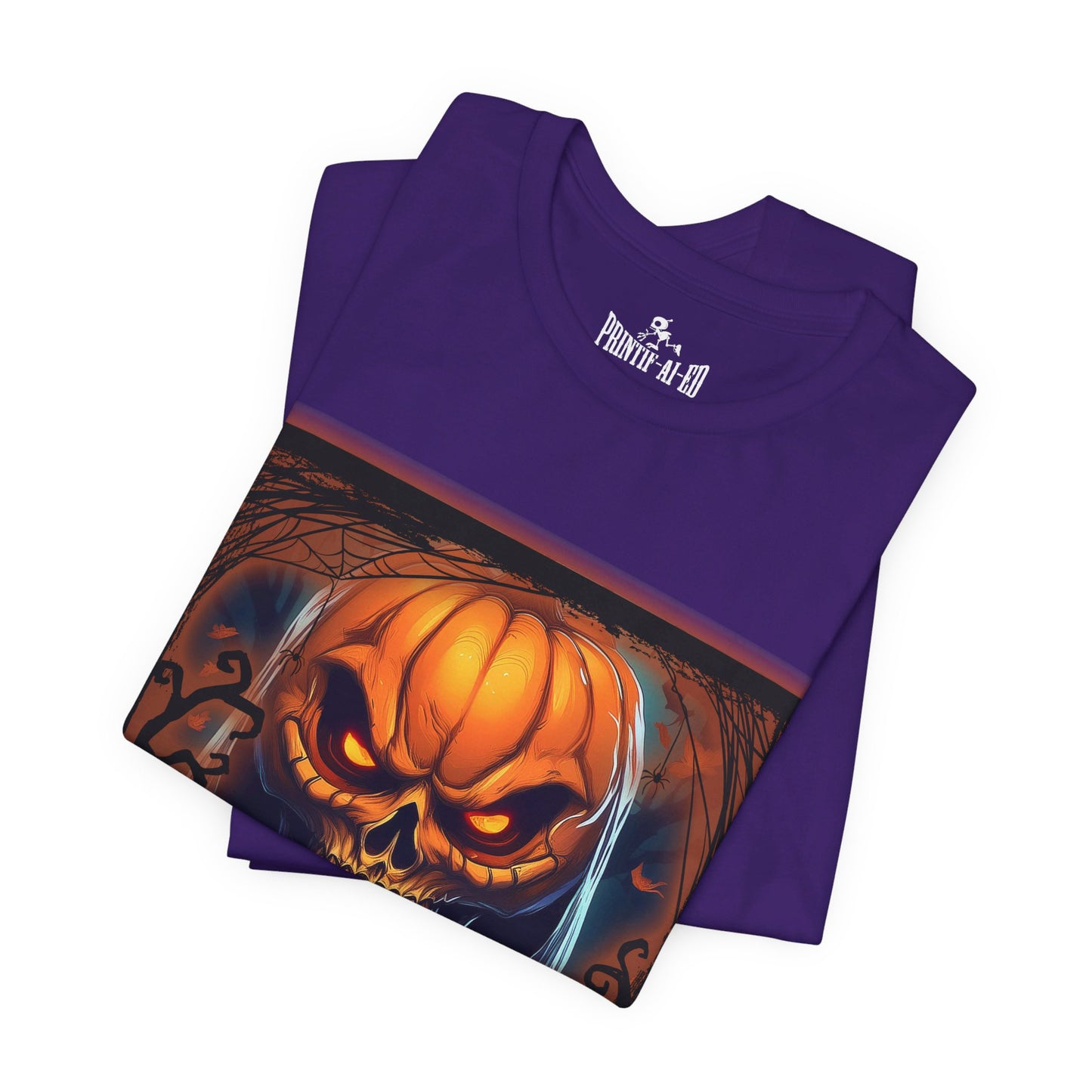 Printif-AI-ed Men's Skulloween Premium Tee