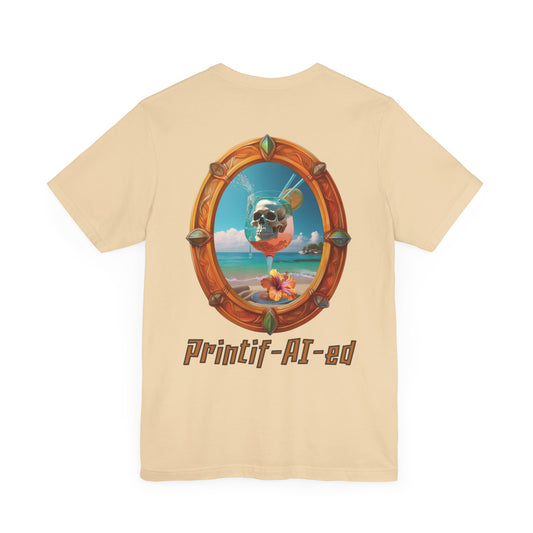 Printif-AI-ed Men's Skulltini Premium Tee