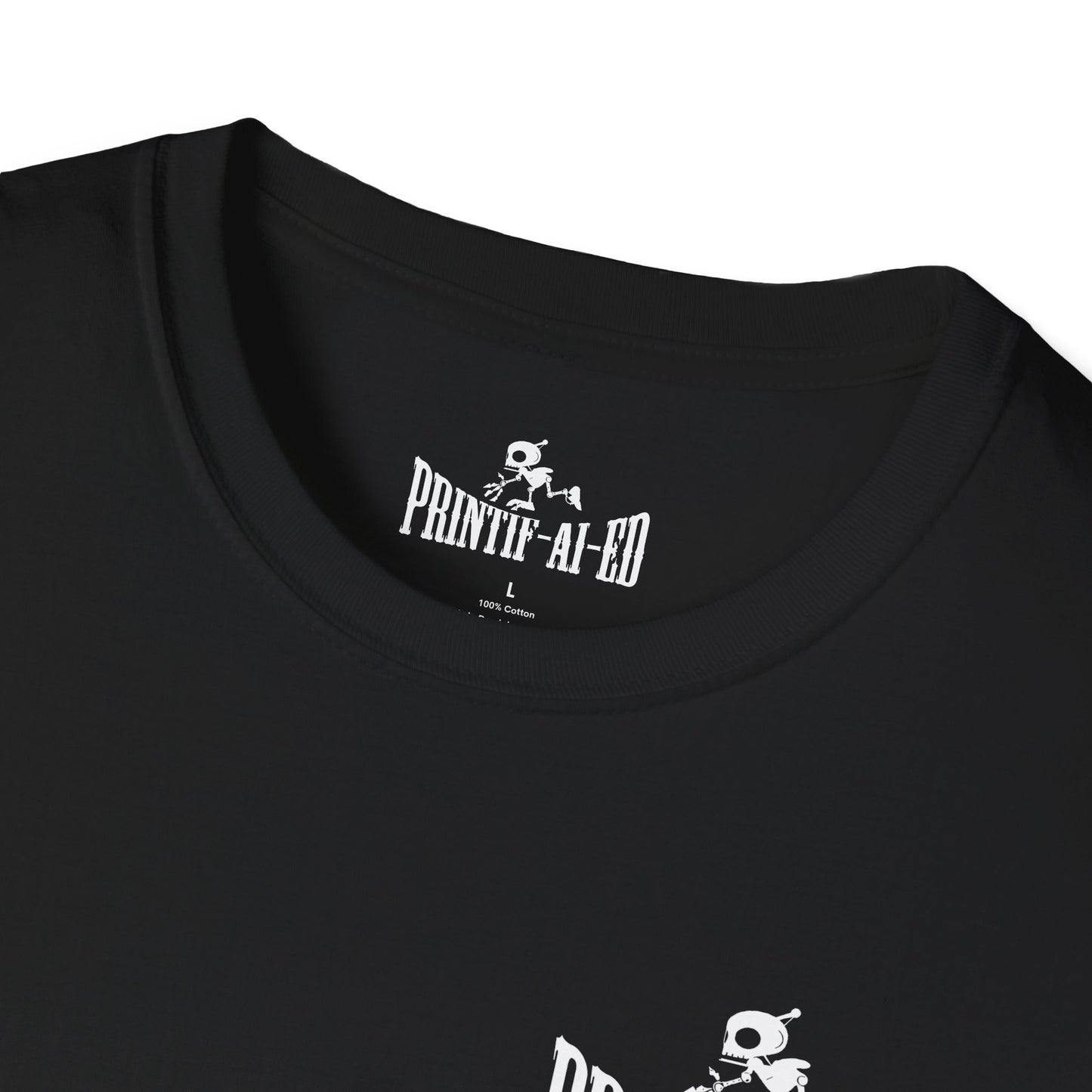 Printif-AI-ed Men's Top Hat Skull Premium Tee