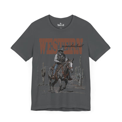 Printif-AI-ed Men's Western Wanderlust Premium Tee