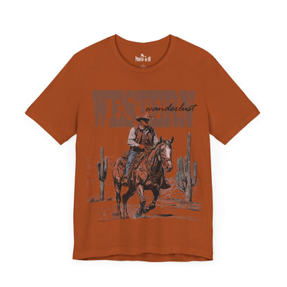 Printif-AI-ed Men's Western Wanderlust Premium Tee