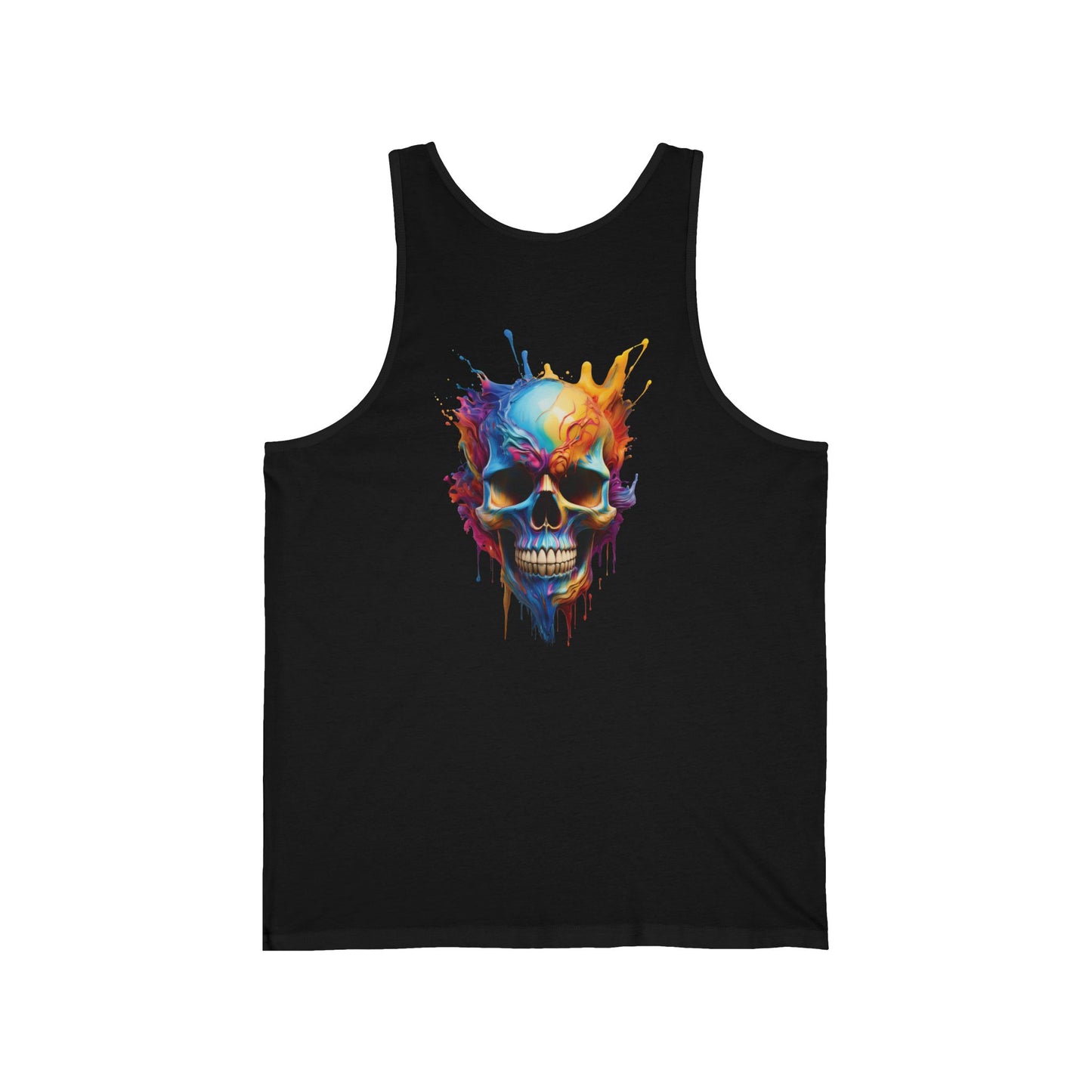 Printif-AI-ed Men's Color Skull Tank Top