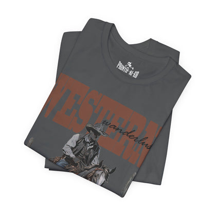 Printif-AI-ed Men's Western Wanderlust Premium Tee